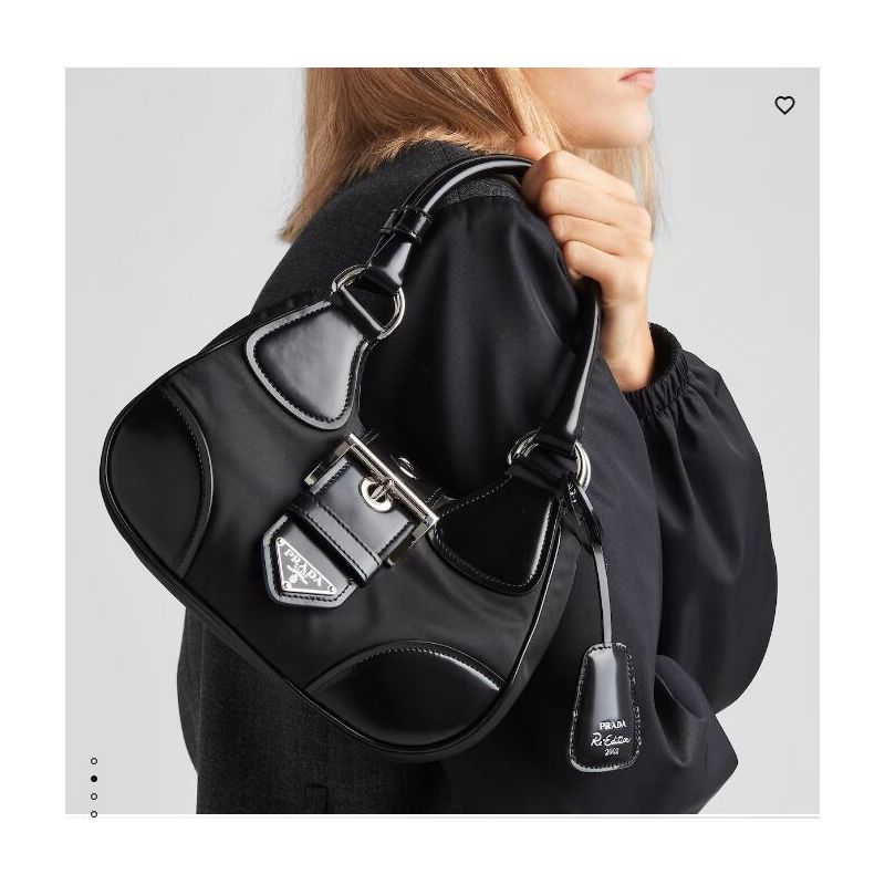 Prada Moon Re-Nylon and leather bag
