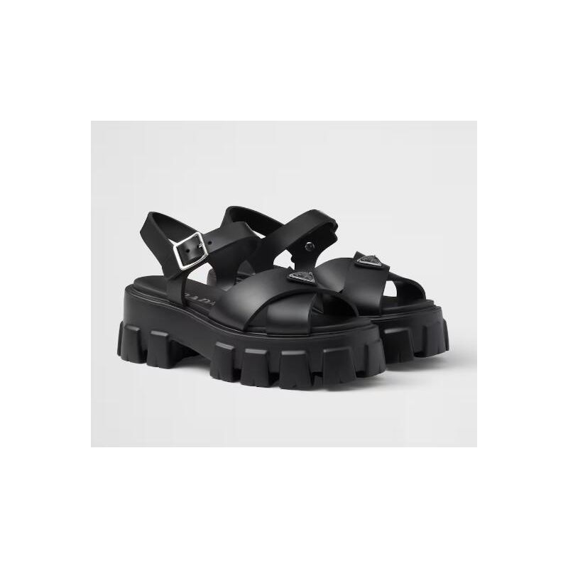 Prada Rubber Monolith sandals ,  35-41