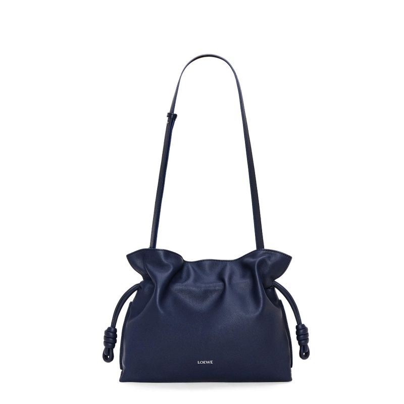 Loewe Medium Flamenco Bag-Deep blue