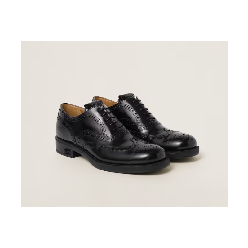 Miu Miu leather loafers