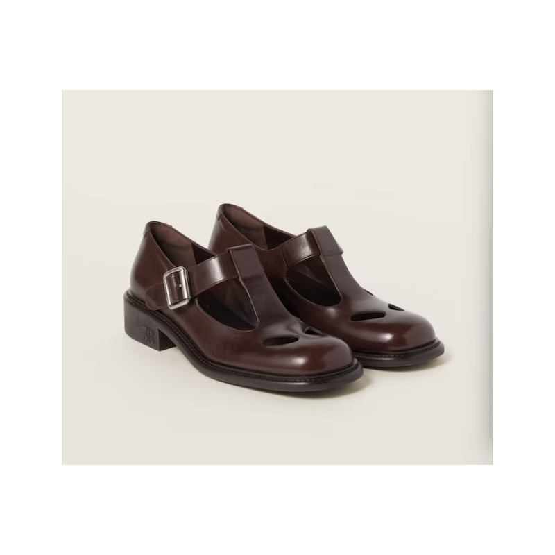 Miu Miu leather loafers