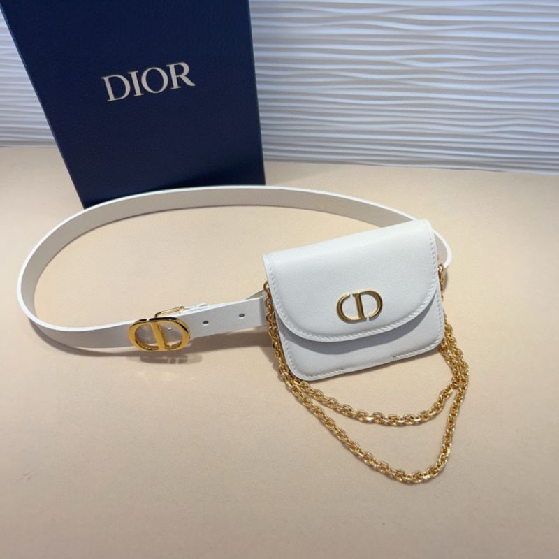 Dior d&uuml;nner G&uuml;rtel 2.0cm mit Tasche 