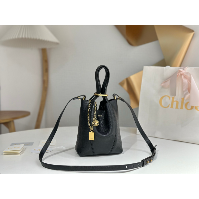 Chloe kleine Spin Tote-Black