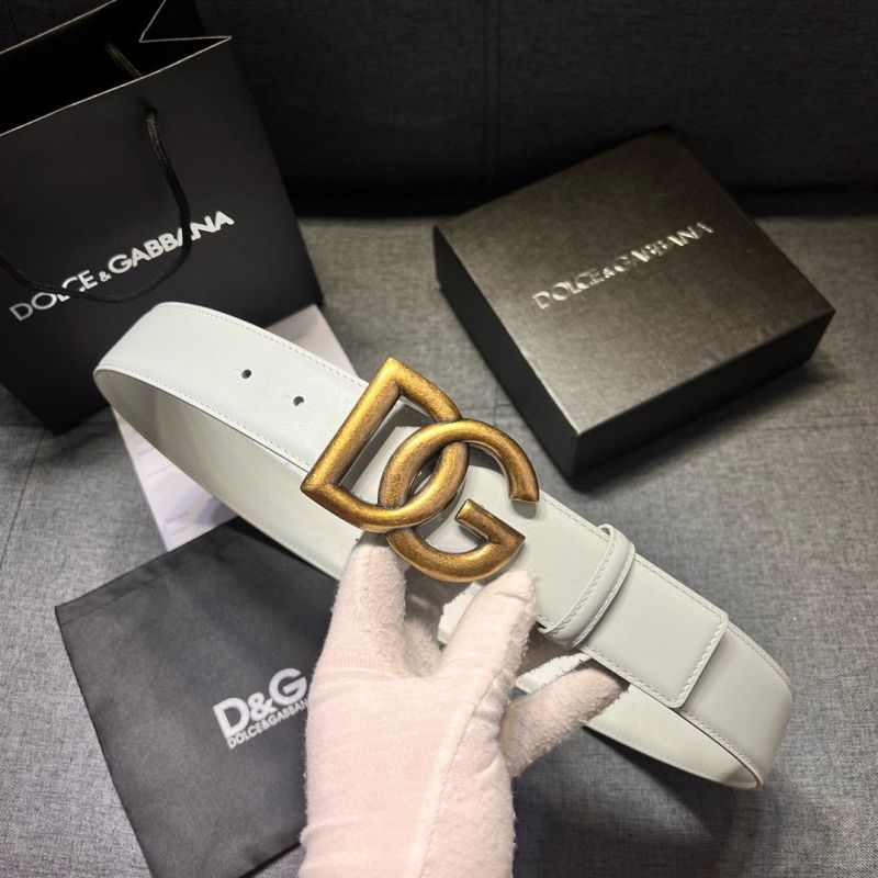 Dolce Gabbana Leder Gürtel 4.0cm