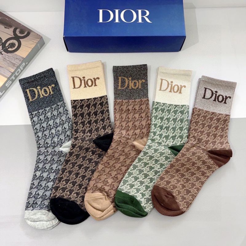 Dior socks ( 5 pairs)