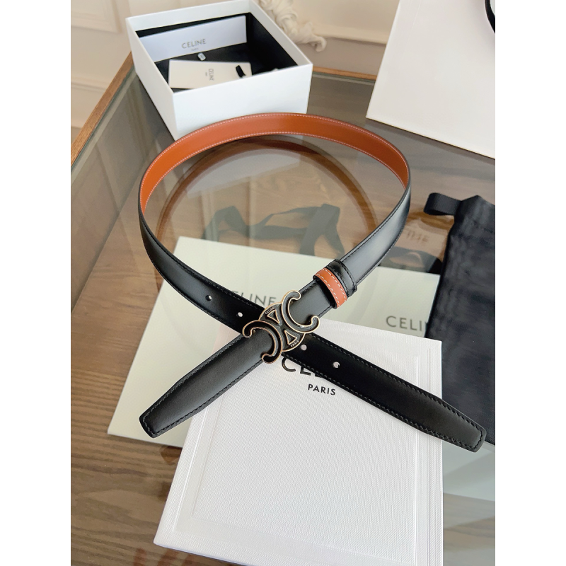 Celine Gürtel Triomphe Reversible 25mm 