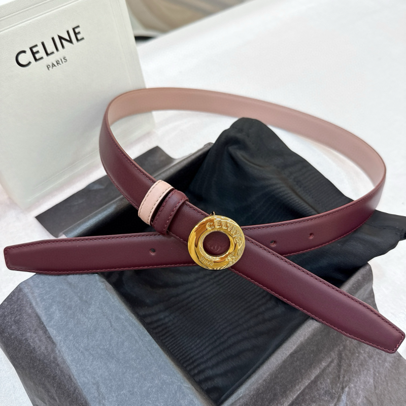 Celine Gürtel Disc Buckle Reversible 25mm