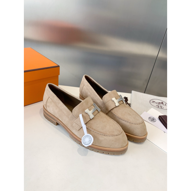 Hermes leather Loafers, Size 35-41