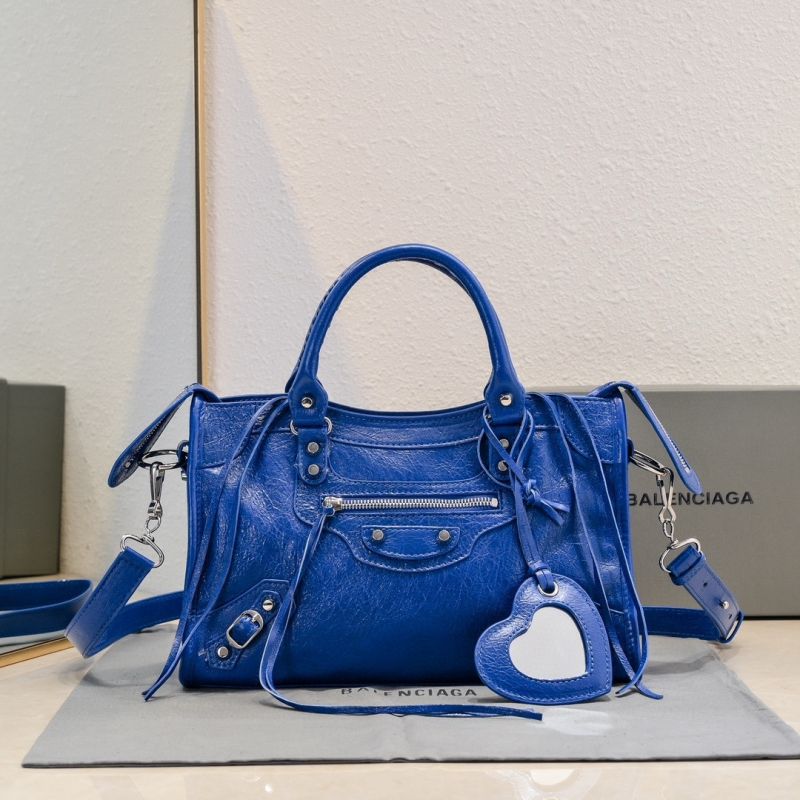 Balenciaga Le City kleine Tasche-Electric blue