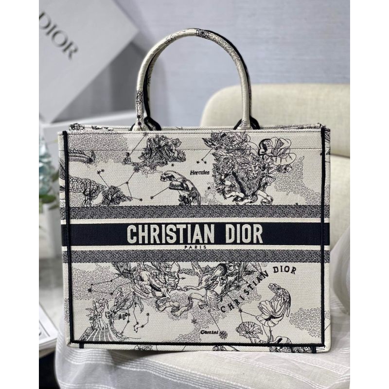 Large Dior Book Tote 